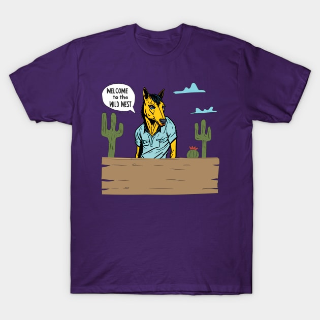 Bojack Horseman T-Shirt by Untildaystory